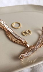 دستبند زنانه استیل تنیسی