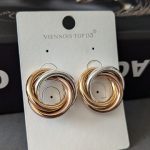 گوشواره سه رنگ طرح زارا